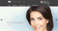 Desktop Screenshot of cosmetictreatmentclinic.com